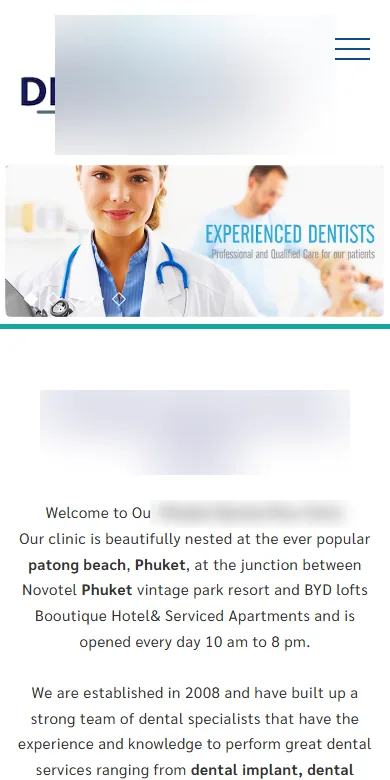 Studio dentistico, Patong — Prima, Telefono